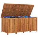 opbevaringsboks til haven 200x80x75 cm massivt træ