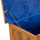 opbevaringsboks til haven med hjul 60x50x58 cm massivt træ