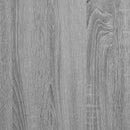 skrivebord m. skuffer 102x50x76cm konstrueret træ grå sonoma-eg