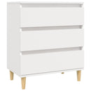 skænk 60x35x70 cm konstrueret træ hvid