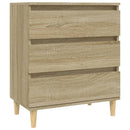skænk 60x35x70 cm konstrueret træ sonoma-eg