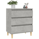 skænk 60x35x70 cm konstrueret træ betongrå