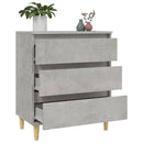 skænk 60x35x70 cm konstrueret træ betongrå