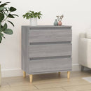 skænk 60x35x70 cm konstrueret træ grå sonoma-eg