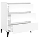 skænk 60x35x70 cm konstrueret træ hvid