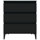 skænk 60x35x70 cm konstrueret træ sort