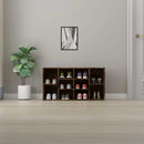 skobænk 103x30x55 cm konstrueret træ røget egetræsfarve