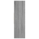 bogreol 97,5x29,5x100 cm konstrueret træ grå sonoma-eg