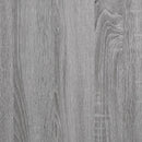 bogreol 97,5x29,5x100 cm konstrueret træ grå sonoma-eg