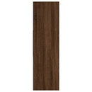 bogreol 97,5x29,5x100 cm konstrueret træ brunegetræ