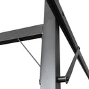 pergola med sammenrulleligt tag 589x292x230 cm gråbrun