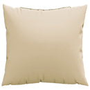 sofapuder 4 stk. 60x60 cm stof beige