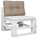 pallehynde 60x40x12 cm stof gråbrun