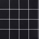 hynder til havestol 4 stk. 40x40x3 cm stof ternet sort
