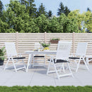 hynder til havestol 4 stk. 40x40x3 cm stof ternet sort