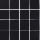 hynder til havestol 6 stk. 40x40x3 cm stof ternet sort