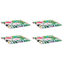 hynder til havestol 4 stk. 40x40x4 cm stof flerfarvet