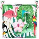 hynder til havestol 4 stk. 40x40x4 cm stof flerfarvet
