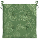 stolehynder 2 stk. 40x40x3 cm stof bladmønster