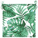 Stolehynder 4 stk. Oxford stof Bladmønster 50 x 50 x 4 cm