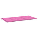 Stolepude Oxford stof Lyserød 100 x 50 x 3 cm