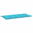 Stolepude Oxford stof Turkis 100 x 50 x 3 cm