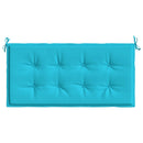 Bænk Pude Oxford stof Turkis 120 x 50 x 3 cm