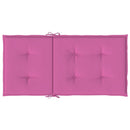 stolehynder m. lav ryg 4 stk. stof pink