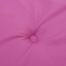 stolehynder m. lav ryg 6 stk. stof pink