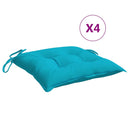 stolehynder 4 stk. 50x50x7 cm oxfordstof turkis
