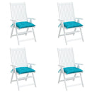 stolehynder 4 stk. 50x50x7 cm oxfordstof turkis