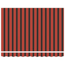 foldemarkise 3,5x2,5 m stof og aluminium orange og brun