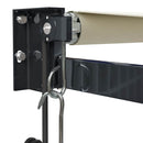 foldemarkise 4x3 m automatisk betjening cremefarvet