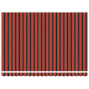 foldemarkise 4x3 m stof og aluminium orange og brun