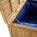 opbevaringskasse til haven Box 90x52x55 cm bambus