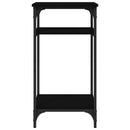 sidebord 40x30x75 cm konstrueret træ sort