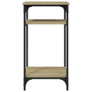 sidebord 40x30x75 cm konstrueret træ sonoma-eg