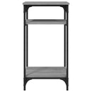 sidebord 40x30x75 cm konstrueret træ grå sonoma-eg