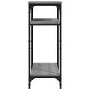 sidebord 40x30x75 cm konstrueret træ grå sonoma-eg