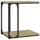 sidebord 50x35x52 cm konstrueret træ sonoma-eg