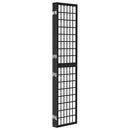 4-panels rumdeler 160x170 cm foldbar japansk stil sort