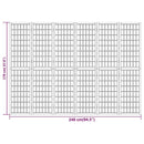 6-panels rumdeler 240x170 cm foldbar japansk stil sort