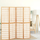 4-panels rumdeler 160x170 cm foldbar japansk stil