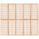 5-panels rumdeler 200x170 cm foldbar japansk stil