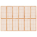 6-panels rumdeler 240x170 cm foldbar japansk stil