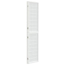 3-panels rumdeler 120x170 cm foldbar japansk stil hvid