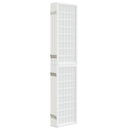 6-panels rumdeler 240x170 cm foldbar japansk stil hvid