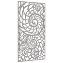 udendørs vægdekoration 105x55 cm sneglehusdesign cortenstål
