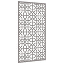 udendørs vægdekoration 105x55 cm maurisk design cortenstål