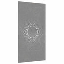 udendørs vægdekoration 105x55 cm soldesign cortenstål